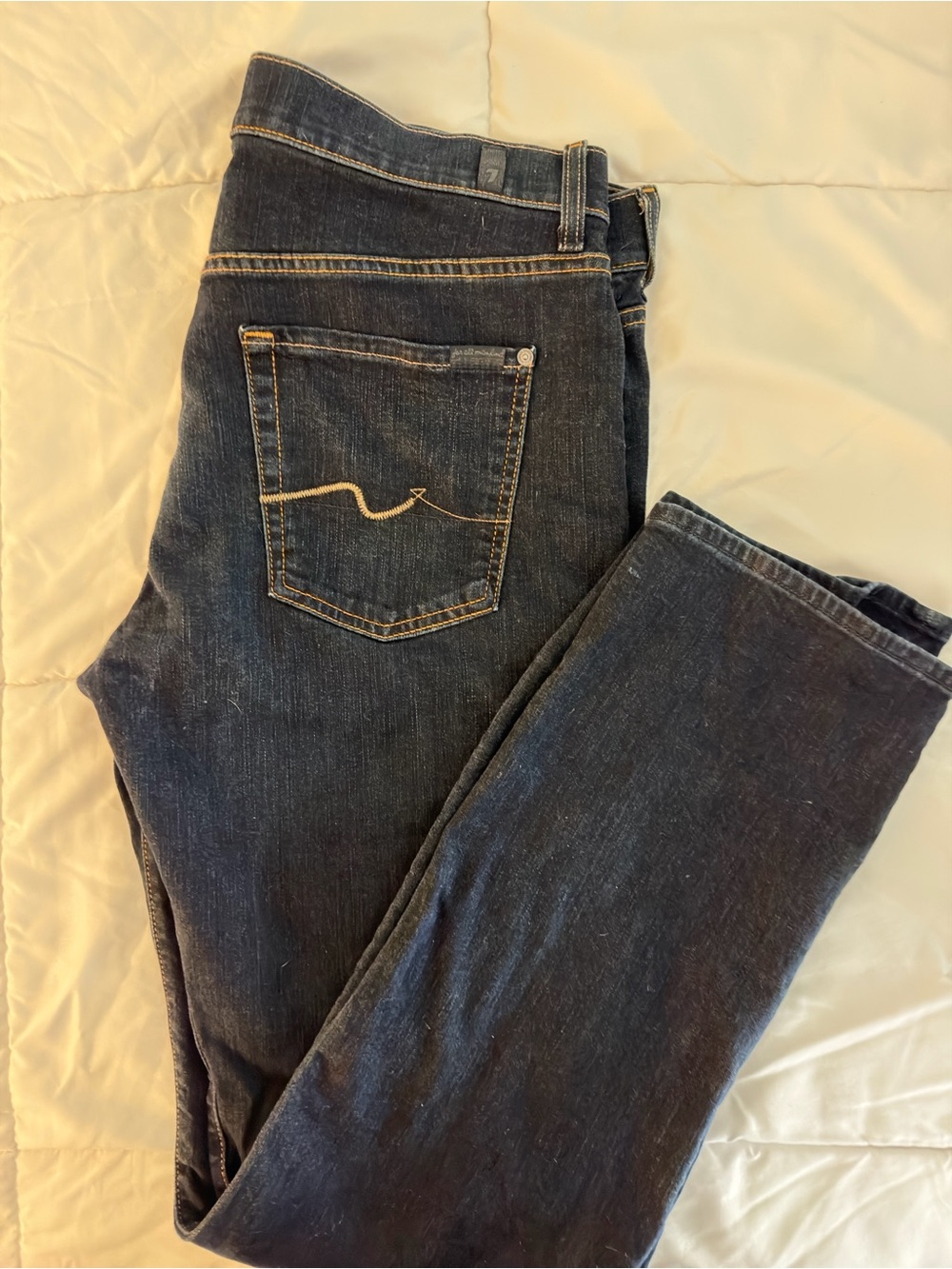 7 for All Mankind Carsen Dark Wash Jeans